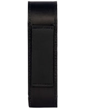 black leather tourniquet case with belt loop