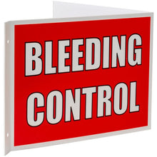 3-D Bleeding Control Wall Sign