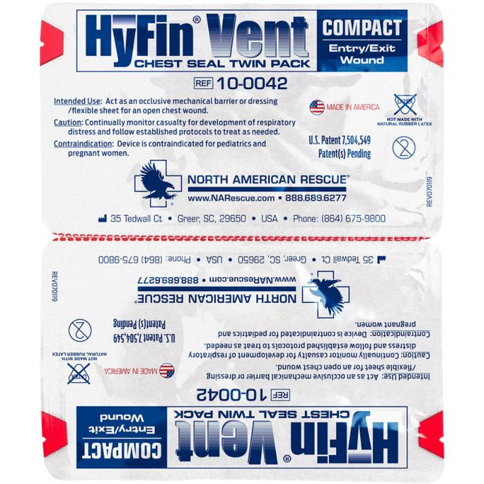 HYFIN VENT COMPACT CHEST SEAL TWIN-PACK