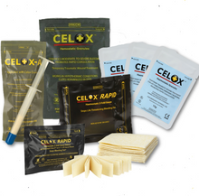 Celox Rapid, Ribbon, Gauze, and Pads