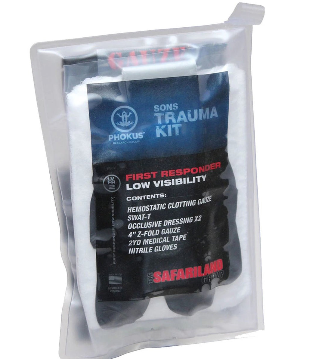 ©PHOKUS First Responder Low Visibility Trauma Kit  (w/ SWAT-T®)